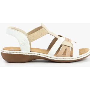 Women's Rieker 65918-81 Womens Sandals White Combination - Size: 5 Women's Rieker 65918-81 Womens Sandals White Combination - Size: 5