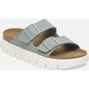 Birkenstock Arizona Women's Birkenstock Papillio Arizona Chunky Womens Birko-Flor Sandals - Pure Sage/White - Size: 5.5/C Birkenstock Arizona Women's Birkenstock Papillio Arizona Chunky Womens Birko-Flor Sandals - Pure Sage/White - Size: 5.5/C