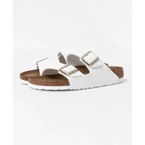 Women's Birkenstock Arizona Birko-Flor Patent Womens Sandals - White - Size: C/5 Women's Birkenstock Arizona Birko-Flor Patent Womens Sandals - White - Size: C/5