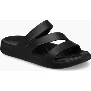 Crocs Women's Getaway Strappy Womens Sandals - Black - Size: 4 Crocs Women's Getaway Strappy Womens Sandals - Black - Size: 4
