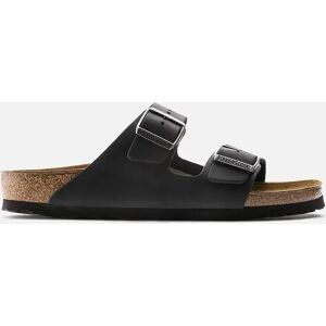 Men's Birkenstock Arizona Oiled Leather Sandals - Black - Size: 7 Men's Birkenstock Arizona Oiled Leather Sandals - Black - Size: 7