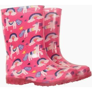 Mountain Warehouse - Splash Light Up Wellington Boots - Pink Mountain Warehouse - Splash Light Up Wellington Boots - Pink