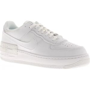Women's Nike Womens Chunky Trainers AF1 Shadow Leather Lace Up white UK Size - Size: 5 Women's Nike Womens Chunky Trainers AF1 Shadow Leather Lace Up white UK Size - Size: 5