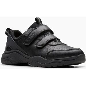 Clarks Girl's Feathershine K Kids Sports Shoes - Black - Size: 1 (older)/G (Wide) Clarks Girl's Feathershine K Kids Sports Shoes - Black - Size: 1 (older)/G (Wide)