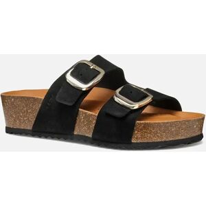 Women's Geox D BRIONIA H Leather Women's Black Wedges - Size: 6 Women's Geox D BRIONIA H Leather Women's Black Wedges - Size: 6
