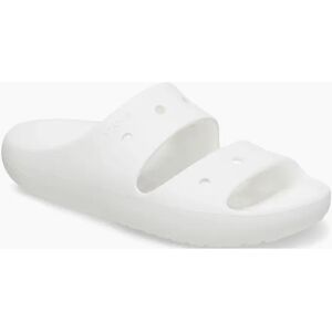 Crocs Women's Classic Sandal Womens Slides - White/White - Size: 9 Crocs Women's Classic Sandal Womens Slides - White/White - Size: 9