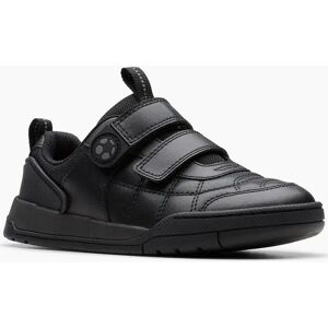 Clarks Laser Cross K Black Leather F-Standard 1 Shoes Clarks Laser Cross K Black Leather F-Standard 1 Shoes