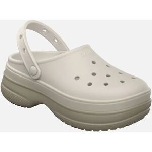 Women's Crocs Classic Stacked Thermoplastic Chalk Clogs - Grey - Size: UK 7 / eu 41/42 / us m8w10 Women's Crocs Classic Stacked Thermoplastic Chalk Clogs - Grey - Size: UK 7 / eu 41/42 / us m8w10