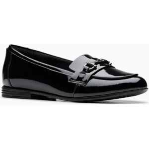 Clarks Girl's Finja Loafer Y Girls Senior School Shoes - Black - Size: 7 (older)/G (Wide) Clarks Girl's Finja Loafer Y Girls Senior School Shoes - Black - Size: 7 (older)/G (Wide)