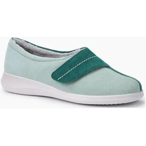 Hotter Women's Wrap Womens Slippers - Teal Sage Suede - Size: 6 Hotter Women's Wrap Womens Slippers - Teal Sage Suede - Size: 6