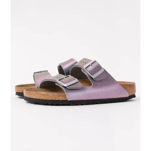 Women's Birkenstock Arizona Embossed Birko-Flor Womens Sandals - Saffiano Iridescent Viola - Purple - Size: 5/C Women's Birkenstock Arizona Embossed Birko-Flor Womens Sandals - Saffiano Iridescent Viola - Purple - Size: 5/C