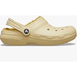 Women's Crocs CLASSIC LINED Unisex Clogs Sesame - Cream - Size: MEN s uk 7 / women s uk 8 Women's Crocs CLASSIC LINED Unisex Clogs Sesame - Cream - Size: MEN s uk 7 / women s uk 8