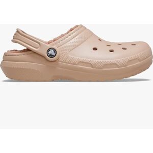 Women's Crocs CLASSIC LINED Unisex Adults Clog Pink Caramel - Size: MEN s uk 3 / women s uk 4 Women's Crocs CLASSIC LINED Unisex Adults Clog Pink Caramel - Size: MEN s uk 3 / women s uk 4