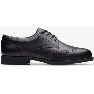 Boy's Clarks Boys Leather Tapa Pure Brogues in Black (Standard Fit) - Size: EU 35.5 uk 3 Boy's Clarks Boys Leather Tapa Pure Brogues in Black (Standard Fit) - Size: EU 35.5 uk 3