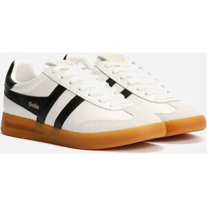 Gola Cyclone Leather White/Black/Gum Trainers - Sneaker Gola Cyclone Leather White/Black/Gum Trainers - Sneaker