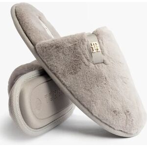 Women's Tommy Hilfiger TH FAUX FUR HOUSE SH Womens Slippers Lilac Dusk - Purple - Size: UK 7/7.5 Women's Tommy Hilfiger TH FAUX FUR HOUSE SH Womens Slippers Lilac Dusk - Purple - Size: UK 7/7.5