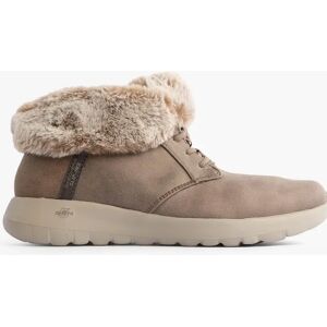 Women's Skechers 144803/DKTP ON-THE-GO JOY - COZY CHARM Womens Boots Dark Taupe - Cream - Size: 6 Women's Skechers 144803/DKTP ON-THE-GO JOY - COZY CHARM Womens Boots Dark Taupe - Cream - Size: 6