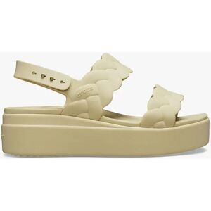 Women's Crocs 209977-212 BROOKLYN WOVEN Womens Sandals Chai - Cream - Size: 8 Women's Crocs 209977-212 BROOKLYN WOVEN Womens Sandals Chai - Cream - Size: 8