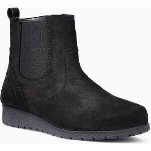 Hotter Women's Exeter Womens Low Wedge Boots - Black - Size: 5 Hotter Women's Exeter Womens Low Wedge Boots - Black - Size: 5