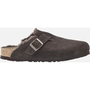 Women's Birkenstock Boston Shearling Suede Leather/Fur Clog - Mocha - Brown - Size: 7 Women's Birkenstock Boston Shearling Suede Leather/Fur Clog - Mocha - Brown - Size: 7