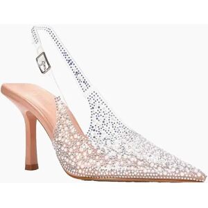 Women's XY London Womens/Ladies Pauline Perspex High Heels - Pink - Size: 5 Women's XY London Womens/Ladies Pauline Perspex High Heels - Pink - Size: 5