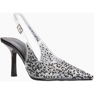 Women's XY London Womens/Ladies Pauline Perspex High Heels - Black - Size: 6 Women's XY London Womens/Ladies Pauline Perspex High Heels - Black - Size: 6