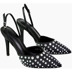 Women's XY London Womens/Ladies Shelly Pointed Bridal High Heels - Black - Size: 4.5 Women's XY London Womens/Ladies Shelly Pointed Bridal High Heels - Black - Size: 4.5
