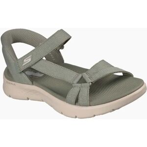 Women's Skechers GO WALK Flex Illuminate Textile Women's Sage Sandals - Green - Size: 6 Women's Skechers GO WALK Flex Illuminate Textile Women's Sage Sandals - Green - Size: 6