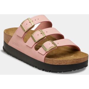 Women's Birkenstock Papillio Florida III Flex Womens Nubuck Platform Sandals - Pink Clay - Size: 7/C Women's Birkenstock Papillio Florida III Flex Womens Nubuck Platform Sandals - Pink Clay - Size: 7/C