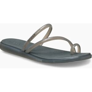 Women's Crocs Miami Jely Toe Loop EVA Women's Carbon Sandals - Grey - Size: UK 7 / eu 39-40 / us w9 Women's Crocs Miami Jely Toe Loop EVA Women's Carbon Sandals - Grey - Size: UK 7 / eu 39-40 / us w9