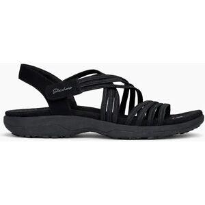 Women's Skechers 164036 REGGAE SLIM - SUNNYSIDE 2.0 Womens Cross Strap Sandals Black - Size: 6 Women's Skechers 164036 REGGAE SLIM - SUNNYSIDE 2.0 Womens Cross Strap Sandals Black - Size: 6