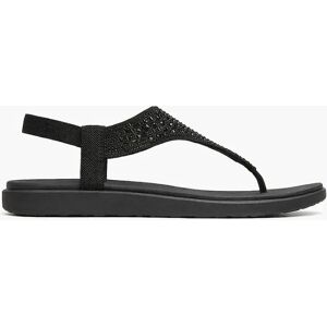 Women's Skechers MEDITATION LUXE-MODERN EVENT Womens Slingback Sandals Black - Size: 5 Women's Skechers MEDITATION LUXE-MODERN EVENT Womens Slingback Sandals Black - Size: 5