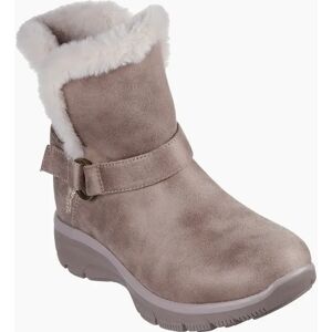 Skechers Women's Easy Going Dreamers Ankle Boots with Low Heel - Brown - Size: 4 Skechers Women's Easy Going Dreamers Ankle Boots with Low Heel - Brown - Size: 4