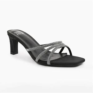 Where's That From Women's High Heel Open Toe Block Heel Sandals - Black - Size: 4 Where's That From Women's High Heel Open Toe Block Heel Sandals - Black - Size: 4