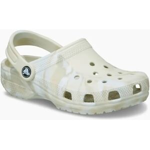 Crocs Classic Marbled Kids Clogs - White - Size: 13 Crocs Classic Marbled Kids Clogs - White - Size: 13