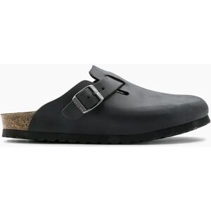 Men's BIRKENSTOCK BOSTON OILED LEATHER CLOG BLACK - Size: 7 Men's BIRKENSTOCK BOSTON OILED LEATHER CLOG BLACK - Size: 7