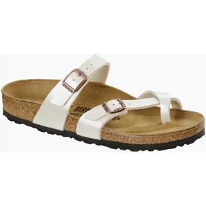 Women's Birkenstock Mayari Birko Flor Womens Sandals - Graceful Pearl White - Gold - Size: 7.5 Women's Birkenstock Mayari Birko Flor Womens Sandals - Graceful Pearl White - Gold - Size: 7.5