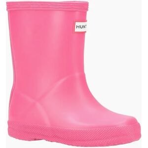 Hunter Girl's Kids First Matte Wellingtons - Pink - Size: 9 years/9 Hunter Girl's Kids First Matte Wellingtons - Pink - Size: 9 years/9