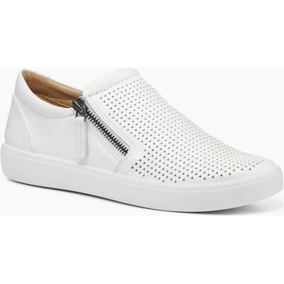 Hotter Women's Daisy Womens Extra Wide Casual Trainers - White - Size: 9 Hotter Women's Daisy Womens Extra Wide Casual Trainers - White - Size: 9