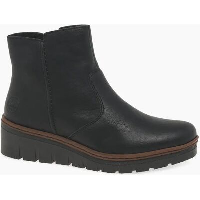 Rieker Women's Capital Womens Ankle Boots - Black - Size: 6.5 Rieker Women's Capital Womens Ankle Boots - Black - Size: 6.5
