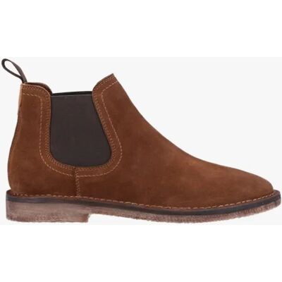 Men's Hush Puppies SHAUN Mens Suede Chelsea Boots Tan - Brown - Size: 12 Men's Hush Puppies SHAUN Mens Suede Chelsea Boots Tan - Brown - Size: 12