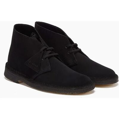 Men's Clarks Originals - 26155480 MENS DESERT BOOT BLACK SDE - Size: 10 Men's Clarks Originals - 26155480 MENS DESERT BOOT BLACK SDE - Size: 10