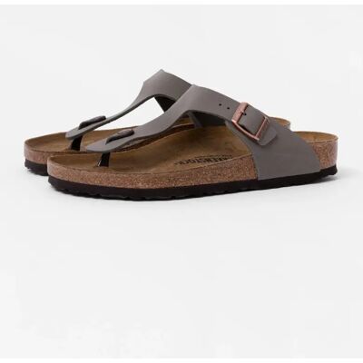 Women's Birkenstock Gizeh Birko-Flor BC Unisex Sandals - Stone - Cream - Size: UK5 eu38 us7 regular Women's Birkenstock Gizeh Birko-Flor BC Unisex Sandals - Stone - Cream - Size: UK5 eu38 us7 regular