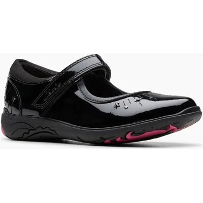 Clarks Girl's Relda Wish K Girls School Shoes - Black - Size: 13.5/H (Extra Wide) Clarks Girl's Relda Wish K Girls School Shoes - Black - Size: 13.5/H (Extra Wide)