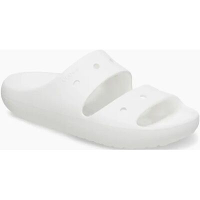 Crocs Women's Classic Sandal Womens Slides - White/White - Size: 7 Crocs Women's Classic Sandal Womens Slides - White/White - Size: 7