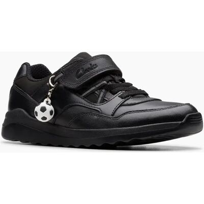 Clarks Boy's Daze Kick K Boys School Shoes - Black - Size: 10.5/F (Standard) Clarks Boy's Daze Kick K Boys School Shoes - Black - Size: 10.5/F (Standard)