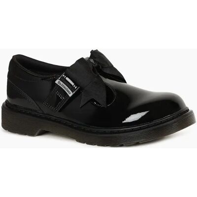 Dr Martens Girl's Polley II Bow Girls Senior School Shoes - Black - Size: 4 Dr Martens Girl's Polley II Bow Girls Senior School Shoes - Black - Size: 4