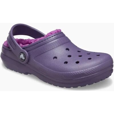 Crocs Girl's Classic Lined Girls Clogs - Purple - Size: 12 years/12 Crocs Girl's Classic Lined Girls Clogs - Purple - Size: 12 years/12