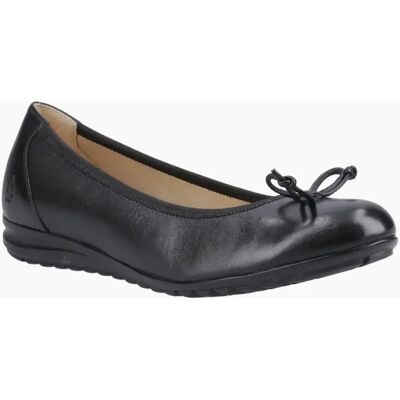 Hush Puppies Women's Lucille Bow Womens Ballerina Shoes - Black - Size: 3 Hush Puppies Women's Lucille Bow Womens Ballerina Shoes - Black - Size: 3