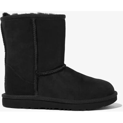Boy's UGG Kids Sheepskin Classic II Boots - Black - Size: EU 22 us 6 Boy's UGG Kids Sheepskin Classic II Boots - Black - Size: EU 22 us 6
